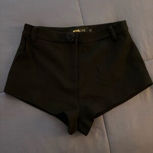 Micro Mini Black Going Out Shorts
